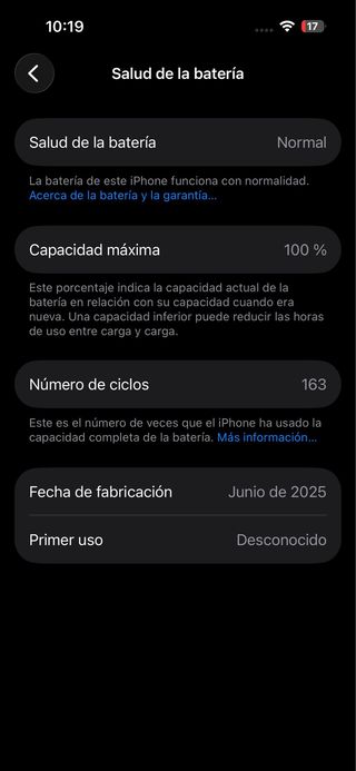 iPhone 14 Pro Negro 128GB Cristal Trasero Roto
