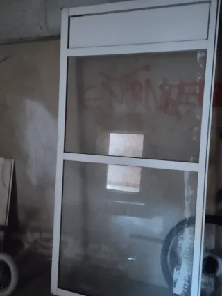 2 Puertas Correderas Aluminio Cristal