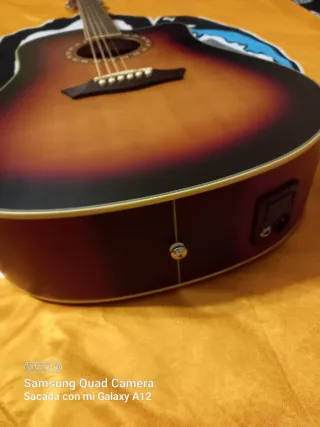 Guitarra Electroacústica Washburn WD7SCEATBM