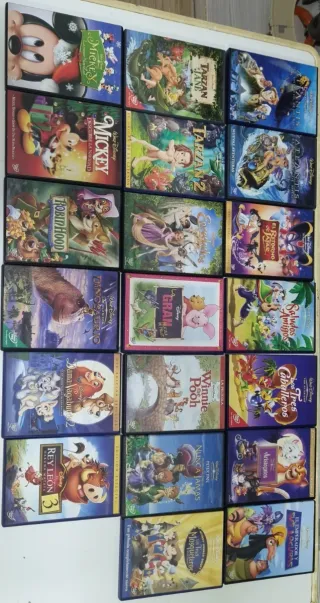 Lote Películas Disney DVD Español