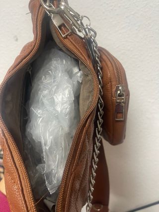 Bolso Marrón Acolchado