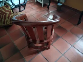 Poltrona in legno massello Teka