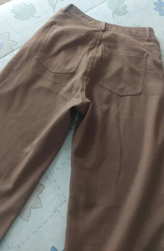 Pantalón Mango Camel