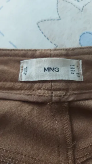 Pantalón Mango Camel