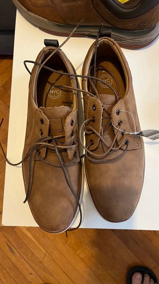 Zapatos NYC Marrones Talla 44