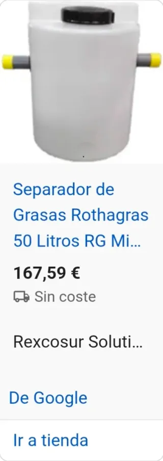 Separador de Grasas Rothagras 50L