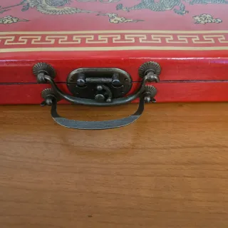 Maletín Mahjong Chino Dragón y Fénix