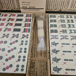 Maletín Mahjong Chino Dragón y Fénix