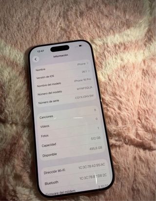 iPhone 16 Pro 512GB Factura