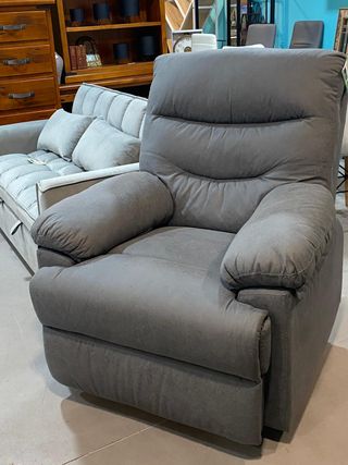 SOFA GRIS RELAX DE 1 PLAZA NUEVO ULTIMA UNIDAD