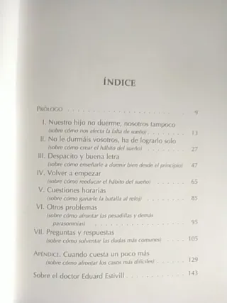 Duérmete, niño de Eduard Estivill, Sylvia de Béjar