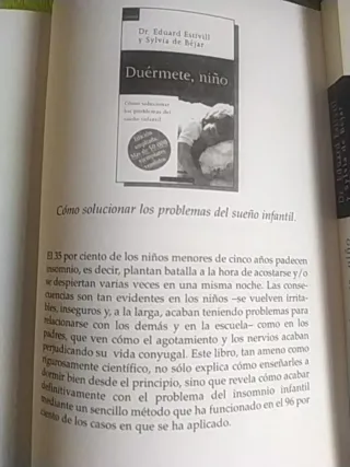 Duérmete, niño de Eduard Estivill, Sylvia de Béjar