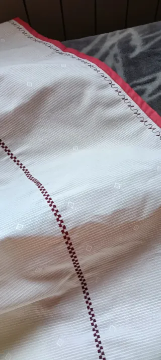 Falda Baturra rosa y blanca