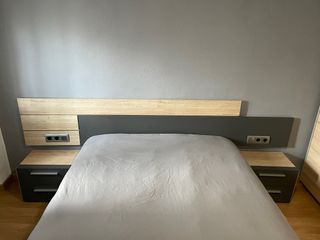 Cabecero y 2 mesitas de noche