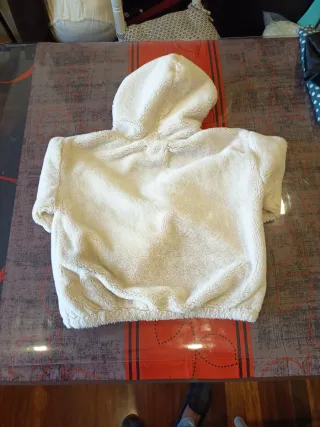 Sudadera Borreguito Blanca