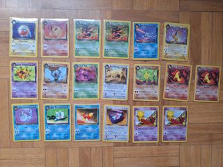 Set completo 83 cartas Pokemon Team Rocket ingles