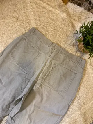 Pantalones vaqueros grises rectos retro