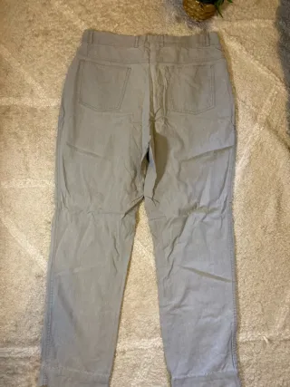 Pantalones vaqueros grises rectos retro