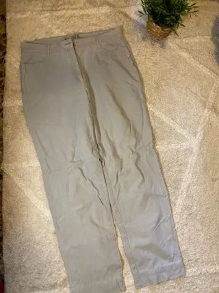 Pantalones vaqueros grises rectos retro