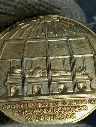 Medaglia San Pio da Pietrelcina Ostensione