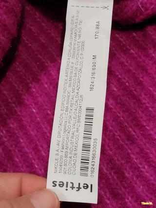 Jersey Corto Punto Mujer Escotado Talla M