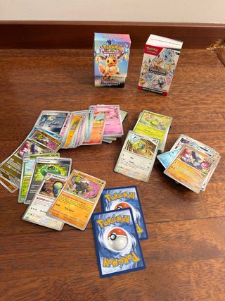 170 Cartas Pokémon Prismáticas Español originales