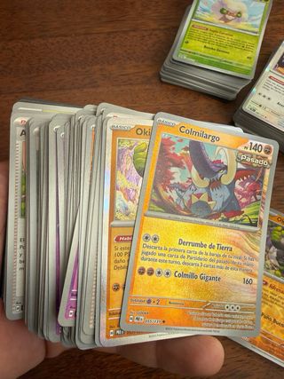 170 Cartas Pokémon Prismáticas Español originales