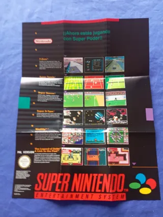 Póster Super Nintendo Entertainment System