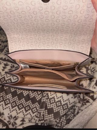 Bolso Guess Beige y Rosa