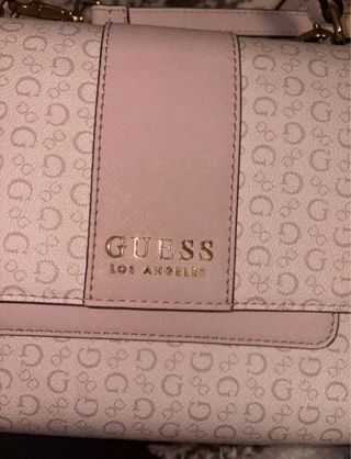 Bolso Guess Beige y Rosa