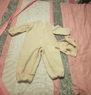 Disfraz peluche oso/perro talla 6-9 meses