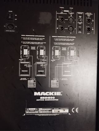 Mackie SRS1500 Subwoofer Activo Negro