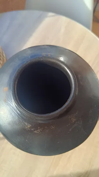 Jarrón Decorativo Chino Negro