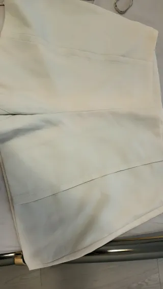 Pantalones cortos gasa blancos Mango