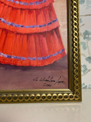 Gran Óleo Feria de Sevilla C. Alcántara López