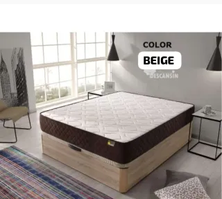 Canapé abatible madera y tapizado