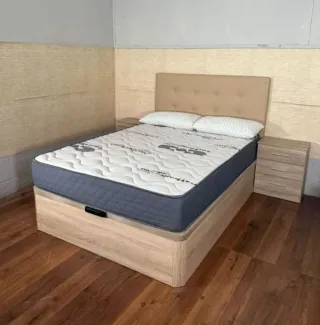 Canapé abatible madera y tapizado