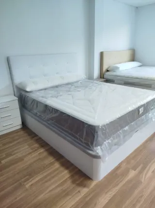 Canapé abatible madera y tapizado