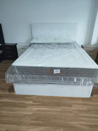 Canapé abatible madera y tapizado