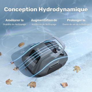 NUEVO - Robot Limpiafondos Inalámbrico 80m2