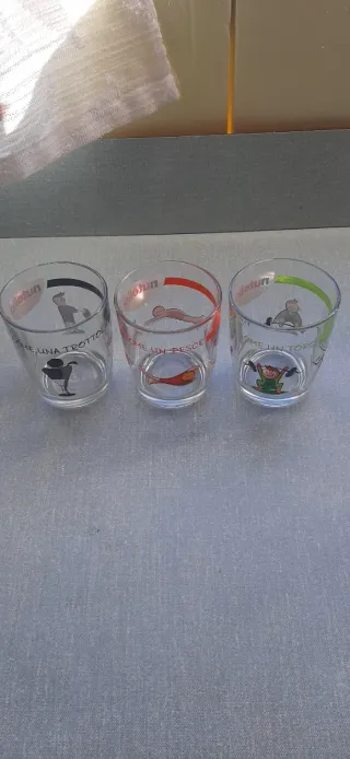 Bicchieri Nutella Smurfs Vintage Collezionismo