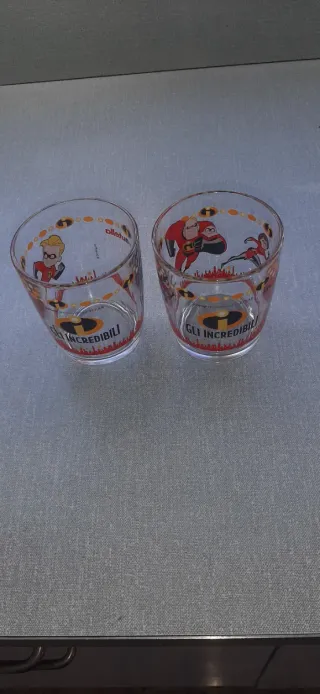 Bicchieri Nutella Smurfs Vintage Collezionismo