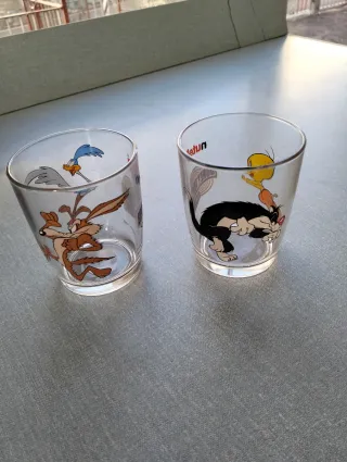 Bicchieri Nutella Smurfs Vintage Collezionismo