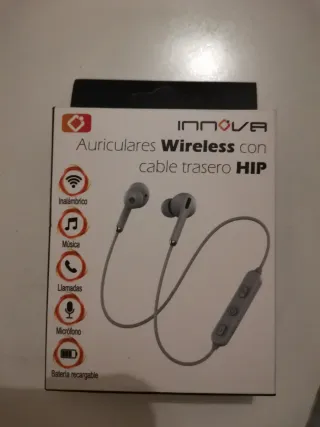 Auriculares Innova Wireless Hip Grises