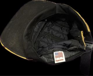 Gorra Supreme Camuflaje Amarillo y Marrón