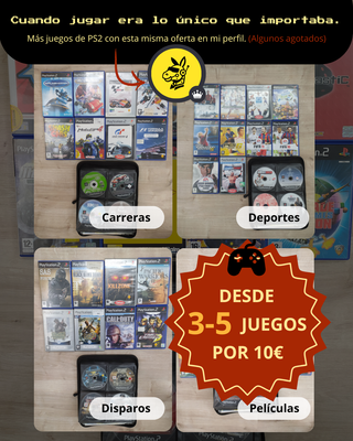 3-5 por 10€ - Juegos PS2 de aventuras y + PAL ESP
