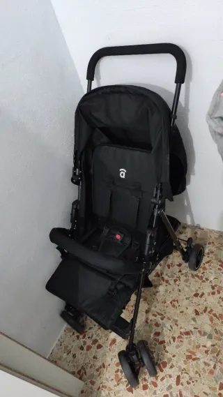 Silla de paseo negra