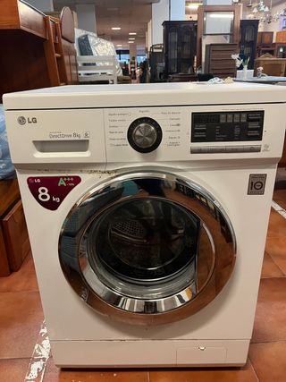 Lavadora LG 8kg Direct Drive Blanca