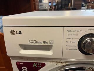 Lavadora LG 8kg Direct Drive Blanca