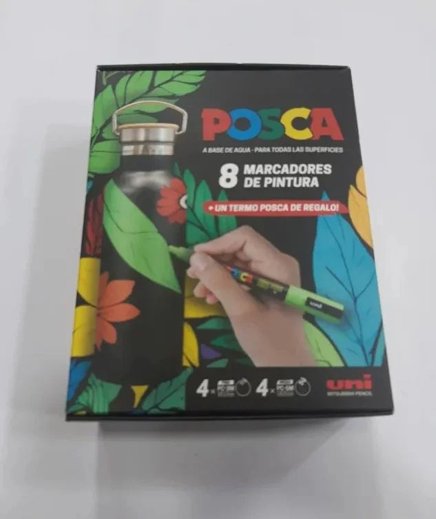 8 Rotuladores Posca + Termo Nuevo